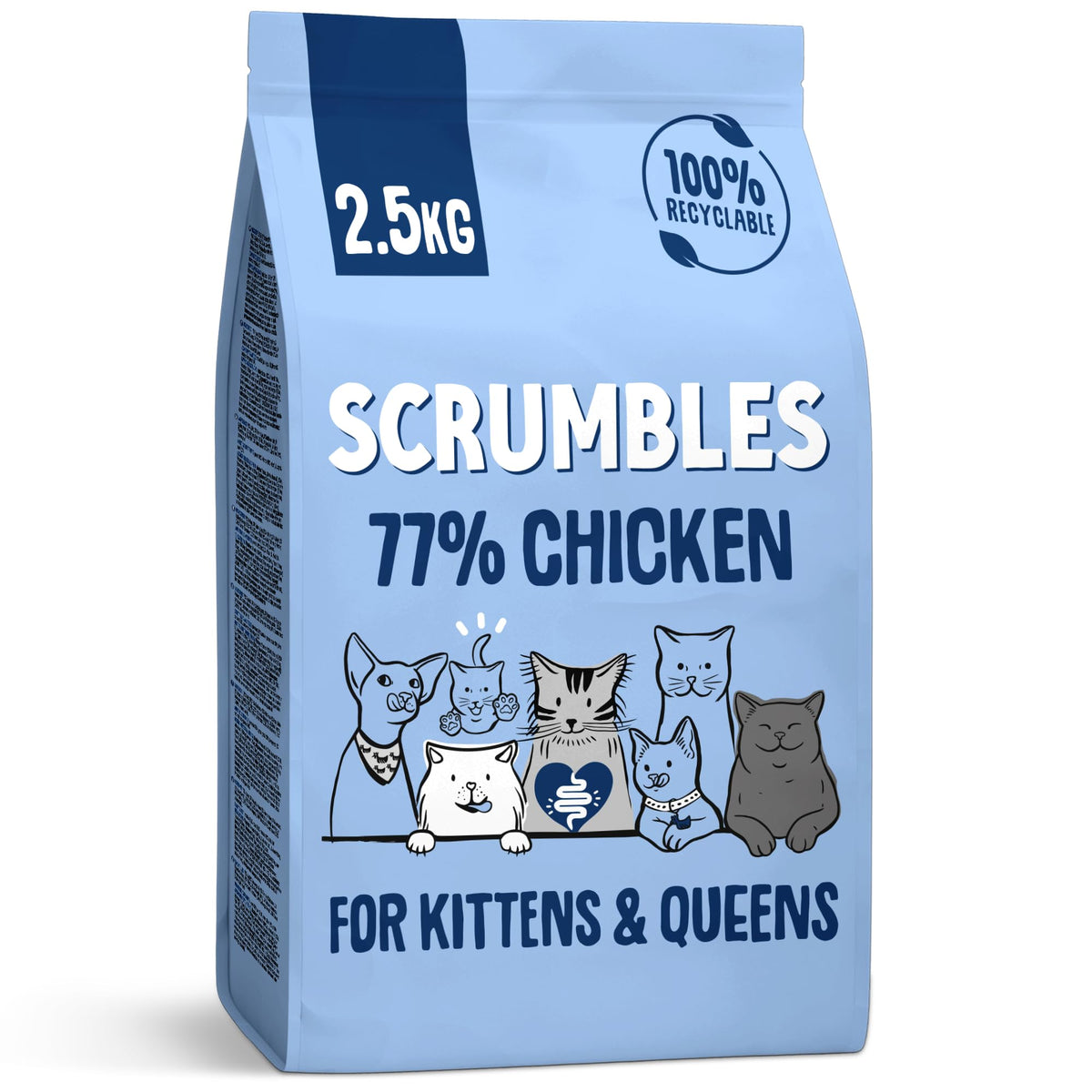 Scrumbles | Gut Friendly Cat Food | 2.5KG