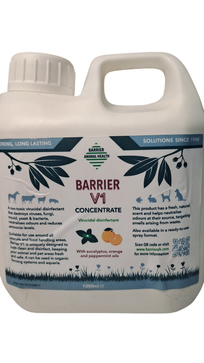 Barrier Animal Health | Barrier V1 Concentrate | 1000ml