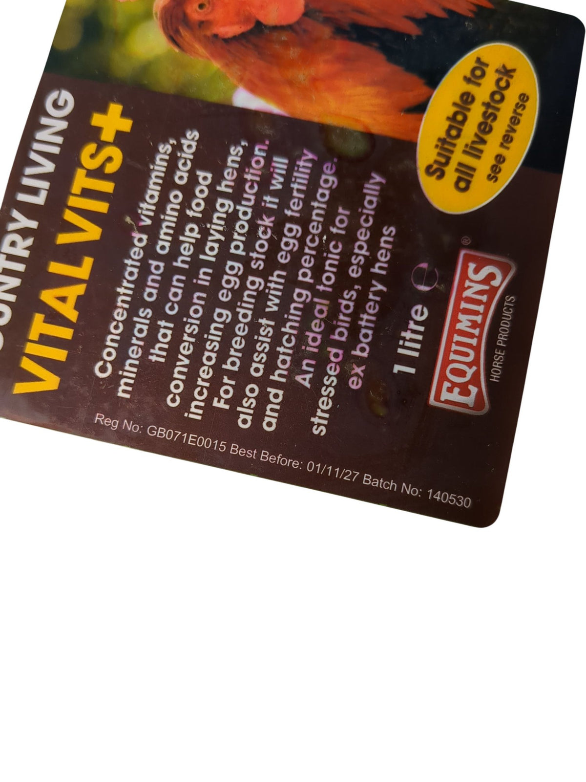 Equimins | Country Living Vital Vits+ | 1 Litre