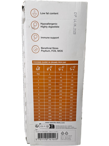 Specific | Digestive Support Low Fat Dog Food | 5701170121223 | 6x300g