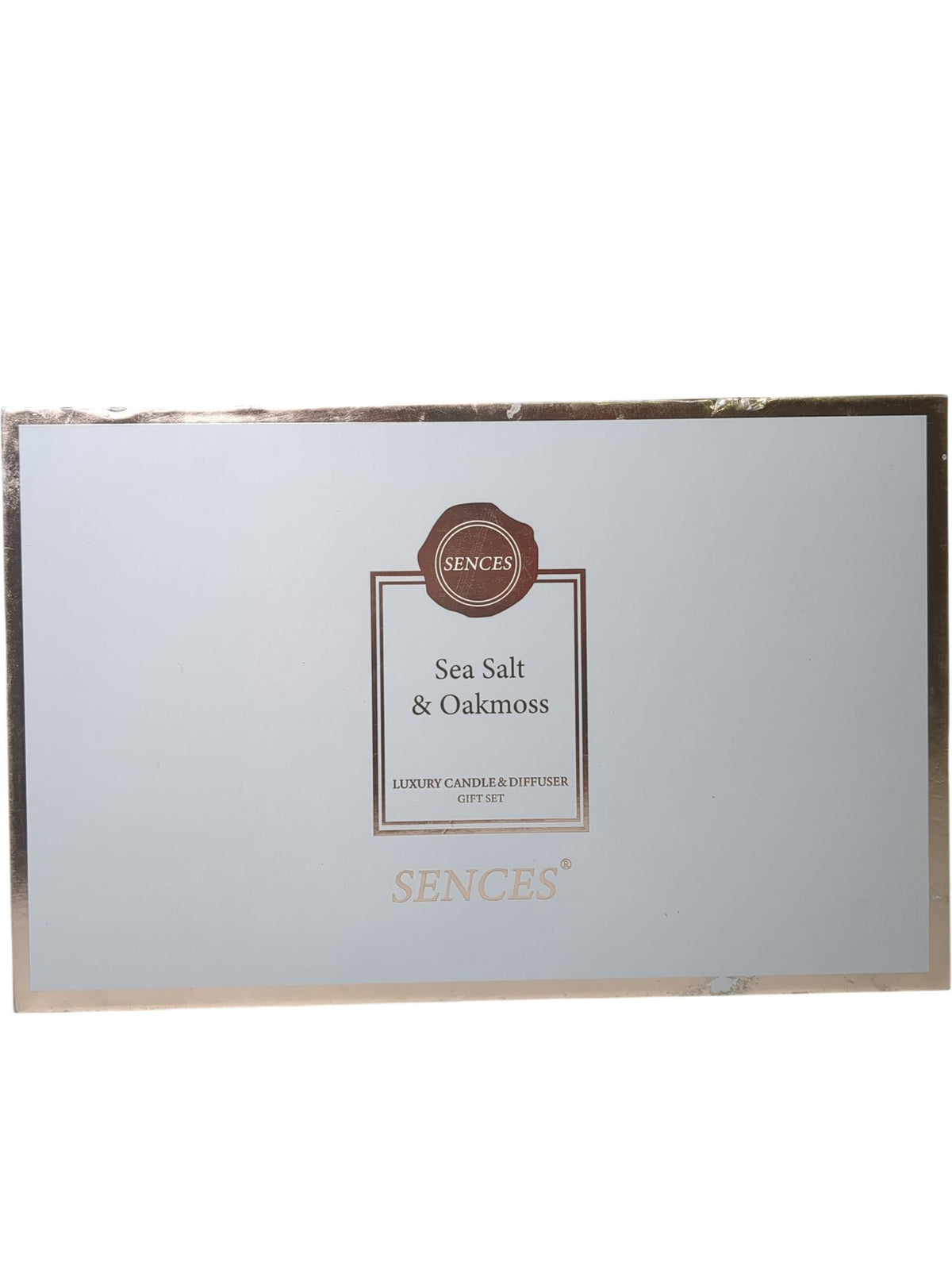 Sences | Luxury Candle & Diffuser Gift Set | Sea Salt & Oakmoss