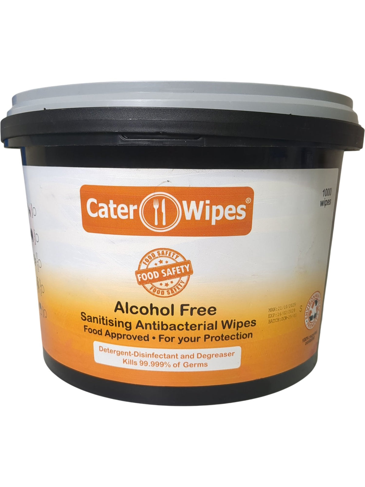 Cater Wipes | Alcohol Free Antibacterial Wipes | 1000 Wipes