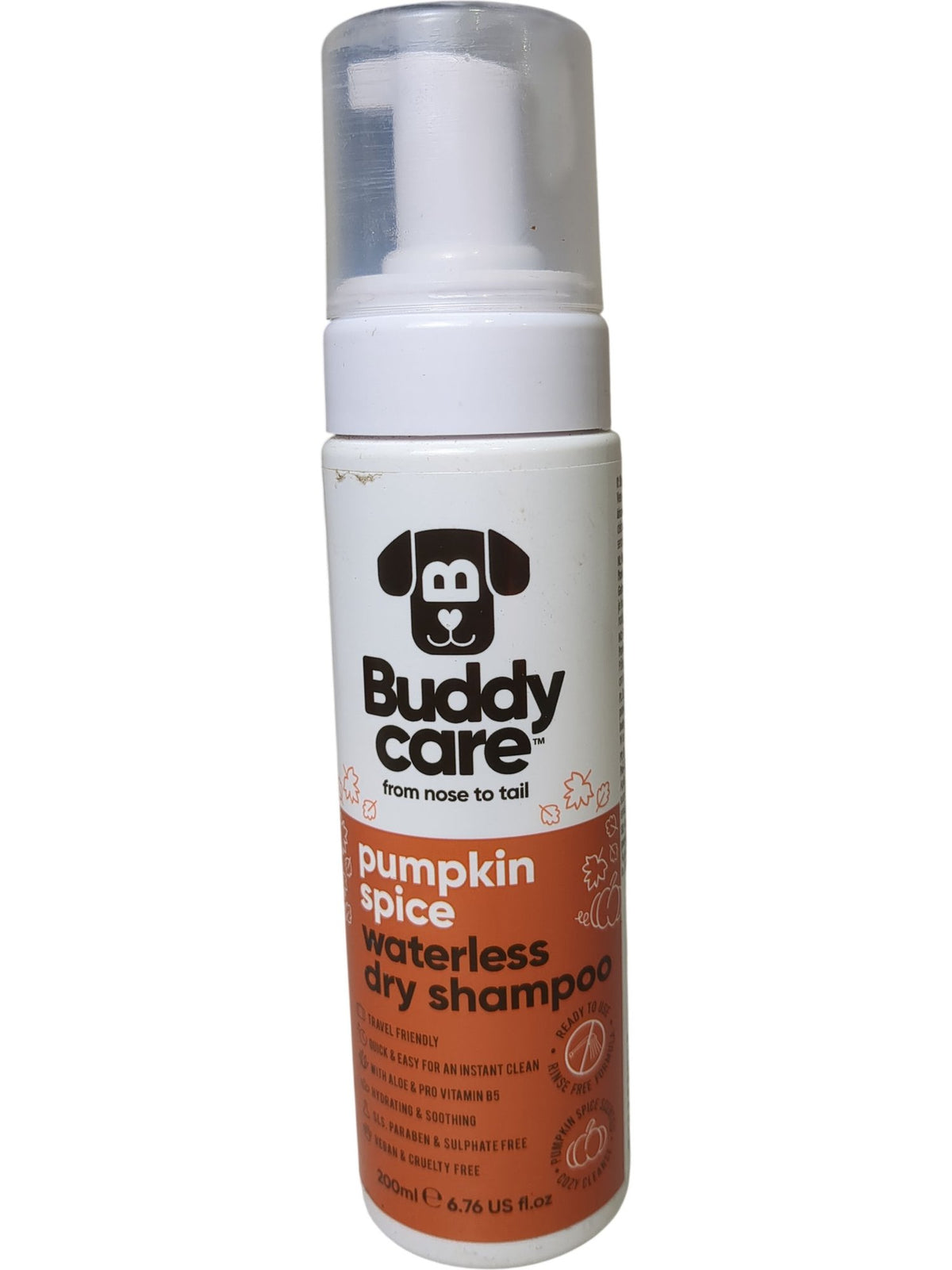 Buddy Care | Pumpkin Spice Waterless Dry Shampoo | 200ml