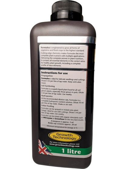 Growth Technology | Formulex Nutrient Solution | 1L