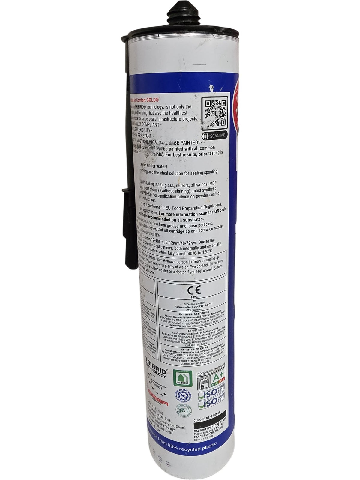 CT1 | Unique Sealant & Construction Adhesive | Black | 290ml