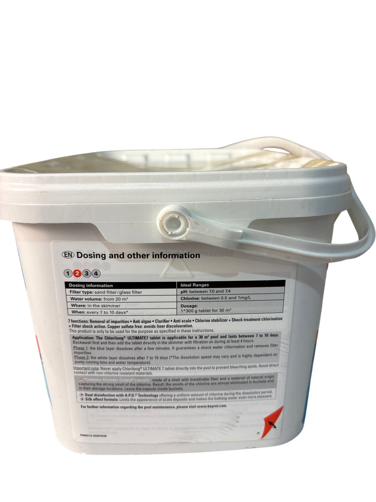 Bayrol ChloriLong Ultimate 7 Chlorine Tablets 4.8kg