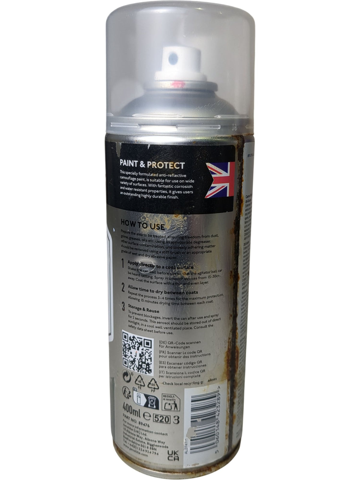 Jenolite | Camouflage Paint | Olive Green | 400ml