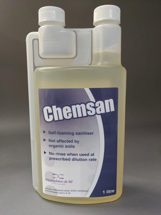 Chemisphere UK| Chemsan Foaming Sanitiser| 1L