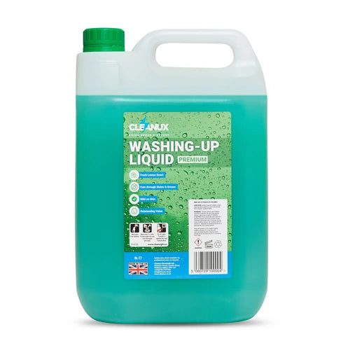 CleanUX | Premium Washing-Up Liquid | Lemon Scent | 5L