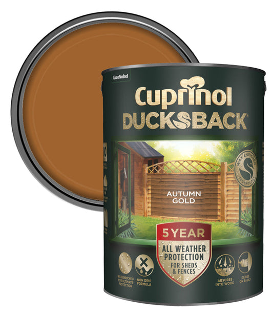 Cuprinol| Ducksback Autumn Gold| 5L