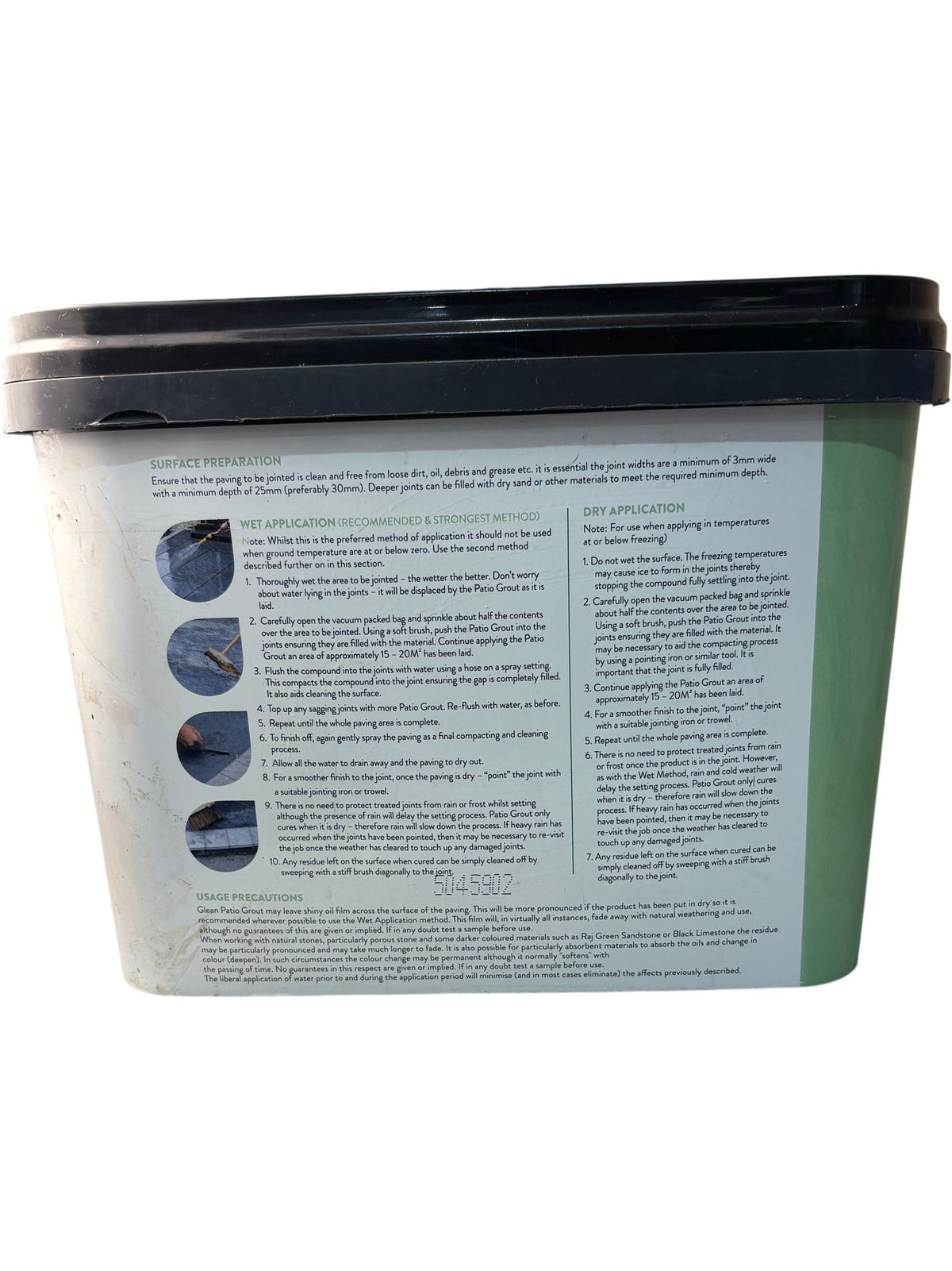 Glean Patio Grout 5061053610139 15KG