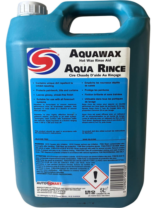 Autosmart Aquawax Hot Wax Rinse Aid 5L