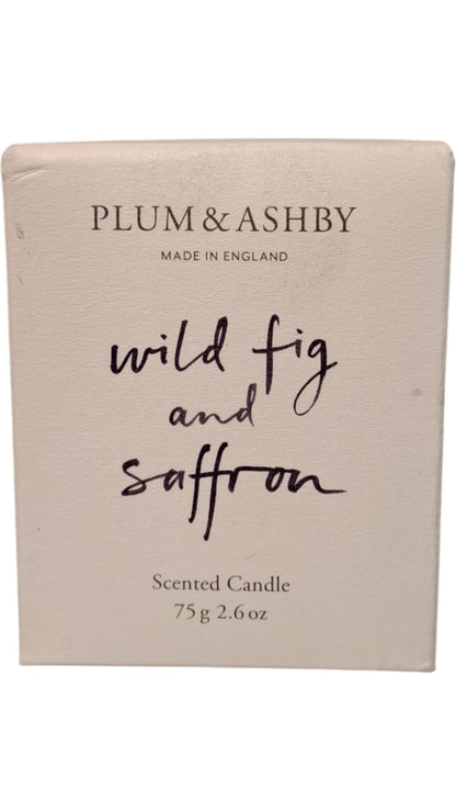 Plum & Ashby | Scented Candle | Wild Fig and Saffron | 75g
