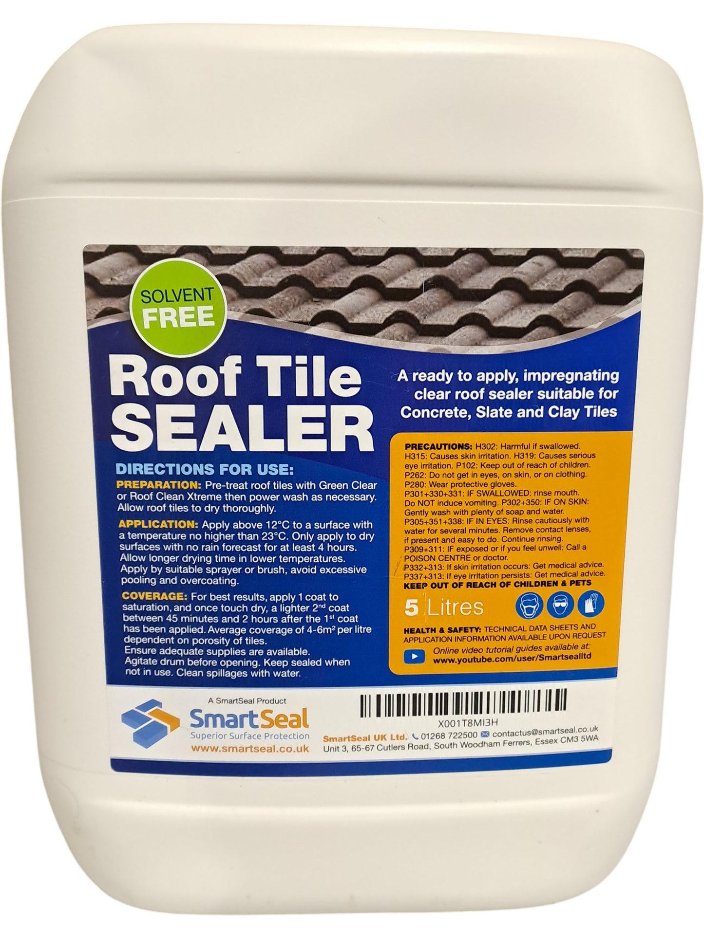 SmartSeal | Roof Tile Sealer | 5L