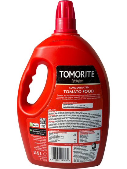 Tomorite Concentrated Tomato Food 5010272191882 2.5L