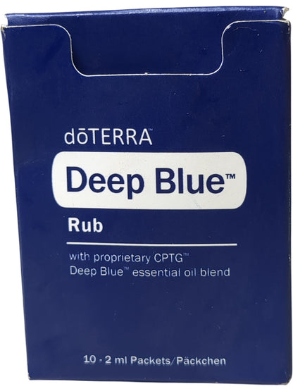 dōTERRA | Deep Blue Rub | 10 Packets | 2ml Each