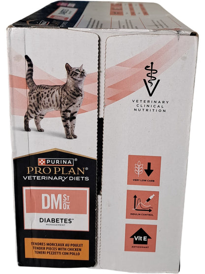 Purina | Pro Plan Veterinary Diets DM St/Ox Diabetes Management | Chicken|10x85g