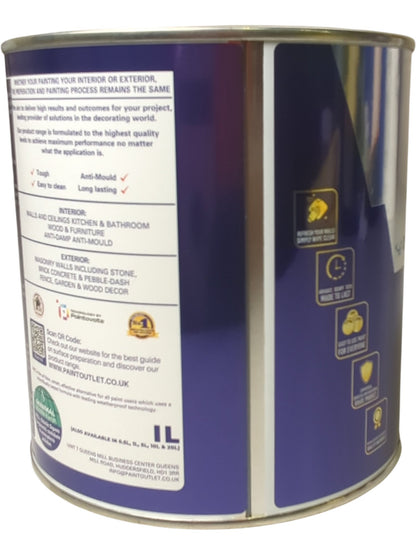 HQC | Premium Paint | Marina Blue | 1L