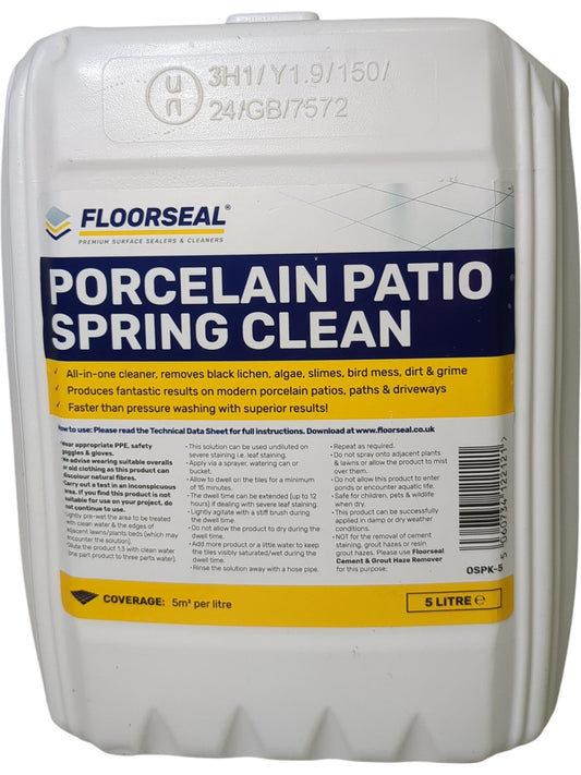 Floorseal | Porcelain Patio Spring Clean | 5 Litre