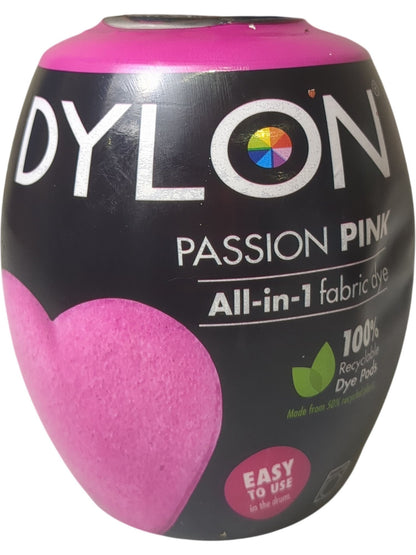Dylon | All-in-1 Fabric Dye | Passion Pink 350g