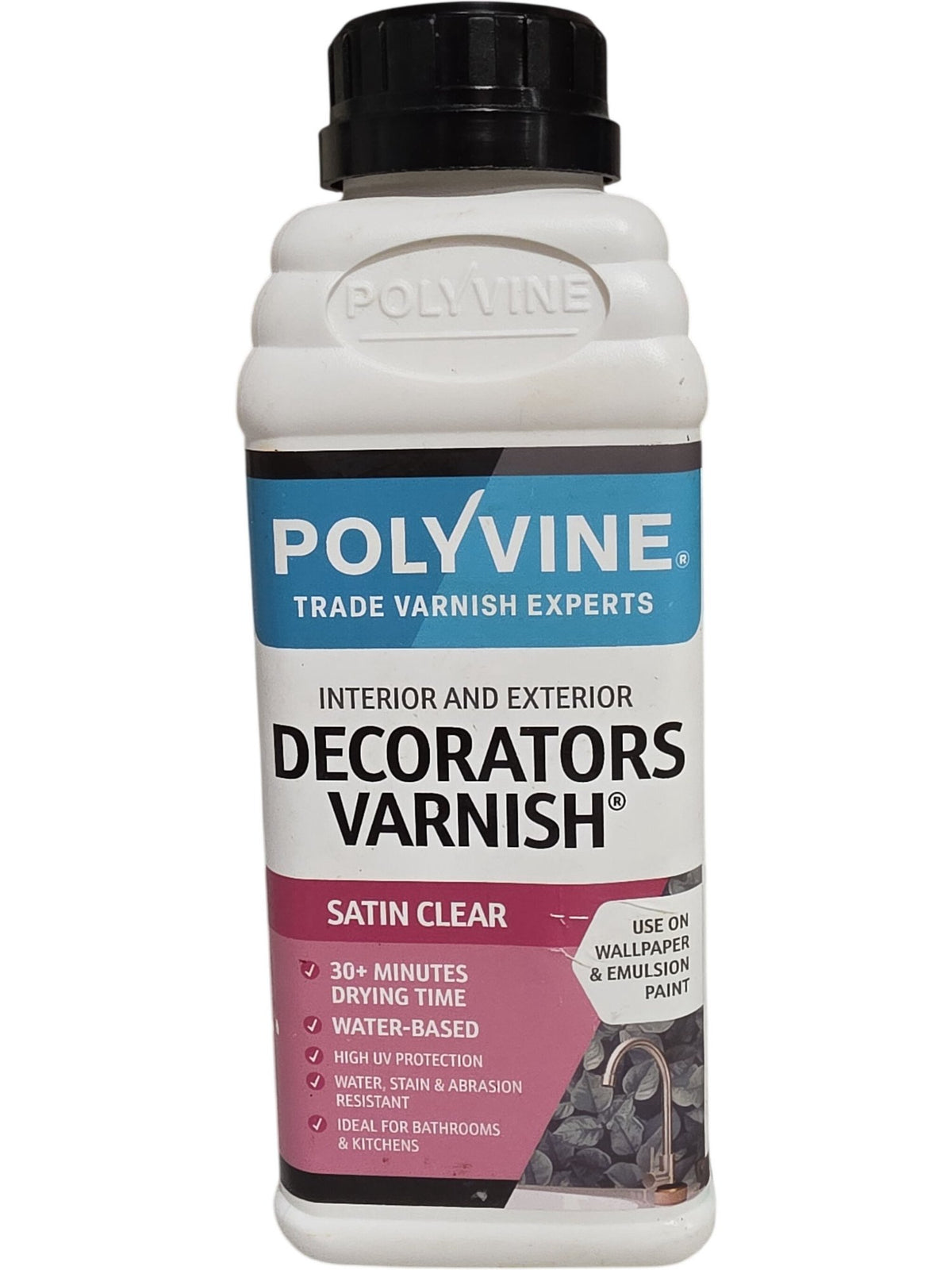 Polyvine | Decorators Varnish | Satin Clear | 500ml