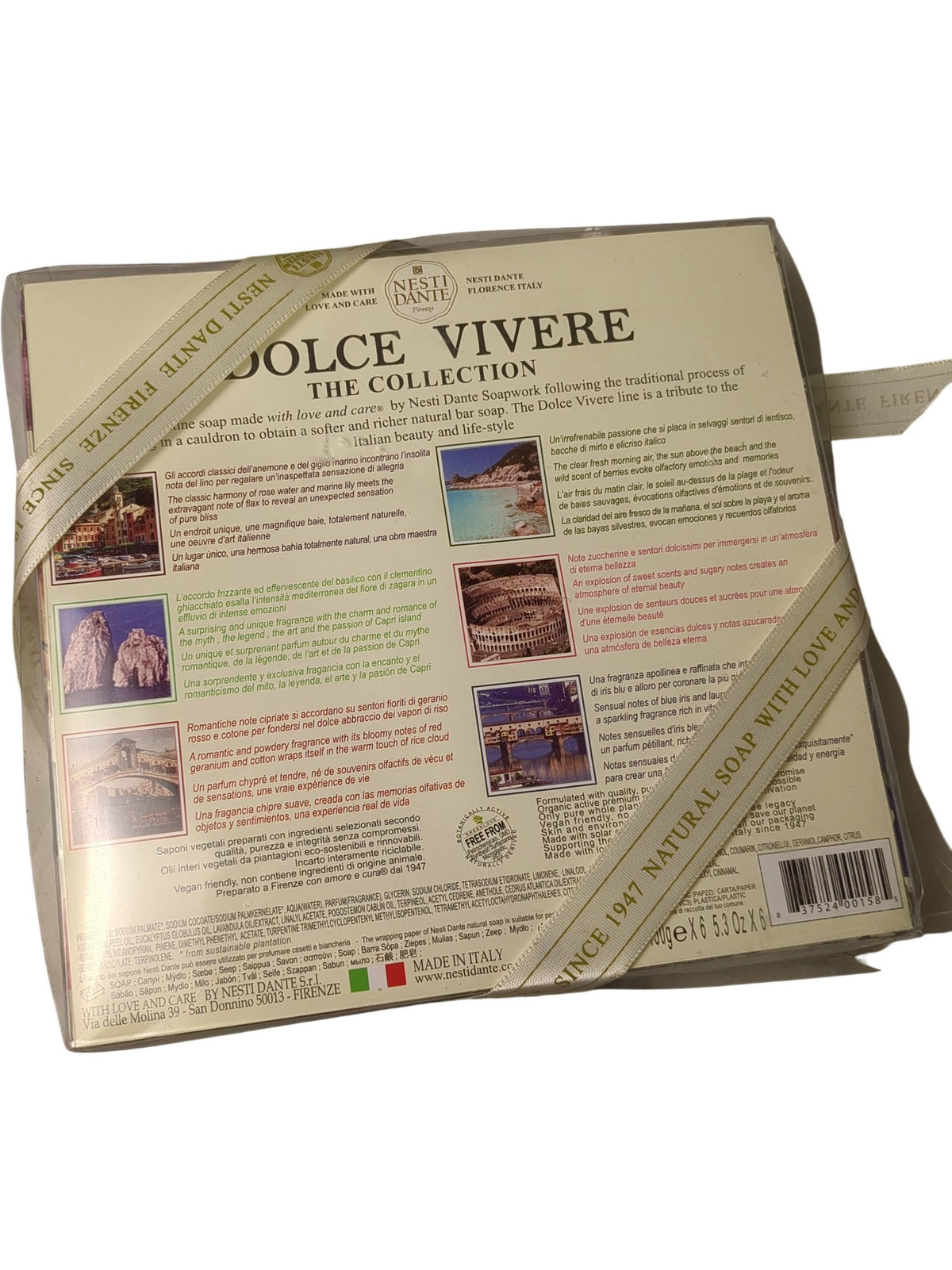 Nesti Dante | Dolce Vivere Bar Soaps Collection | 6 x 150g