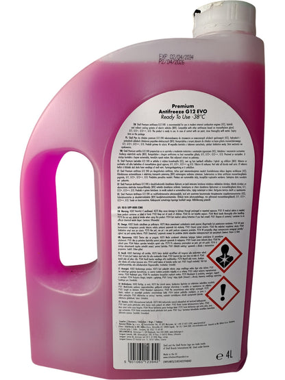 Shell | Premium Antifreeze G12 EVO | 4L