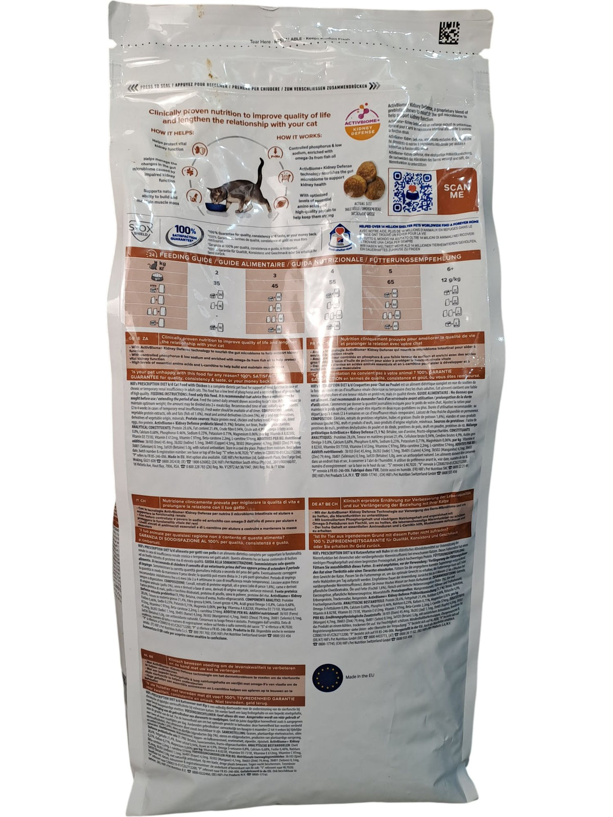 Hill's | Prescription Diet Kidney Care k/d Cat Food | 3kg | Chicken
