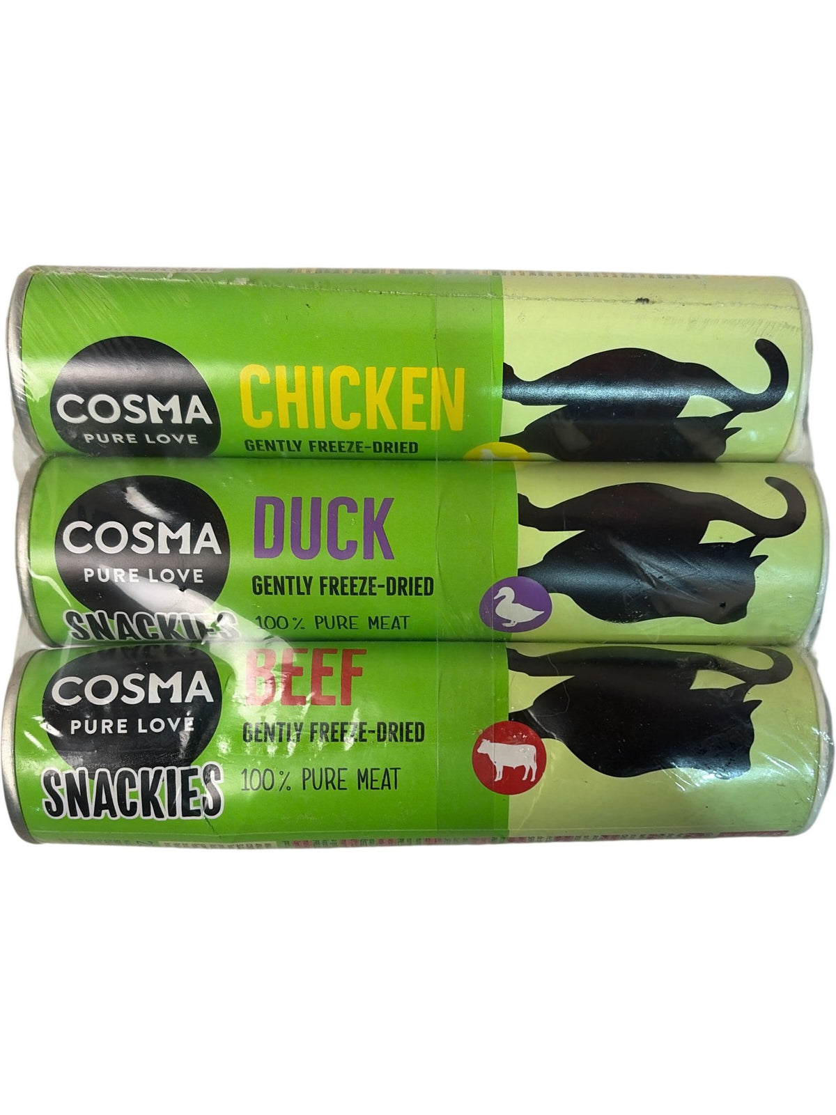 Cosma | Snackies Cat Treats | Assorted Flavors | 3 Pack