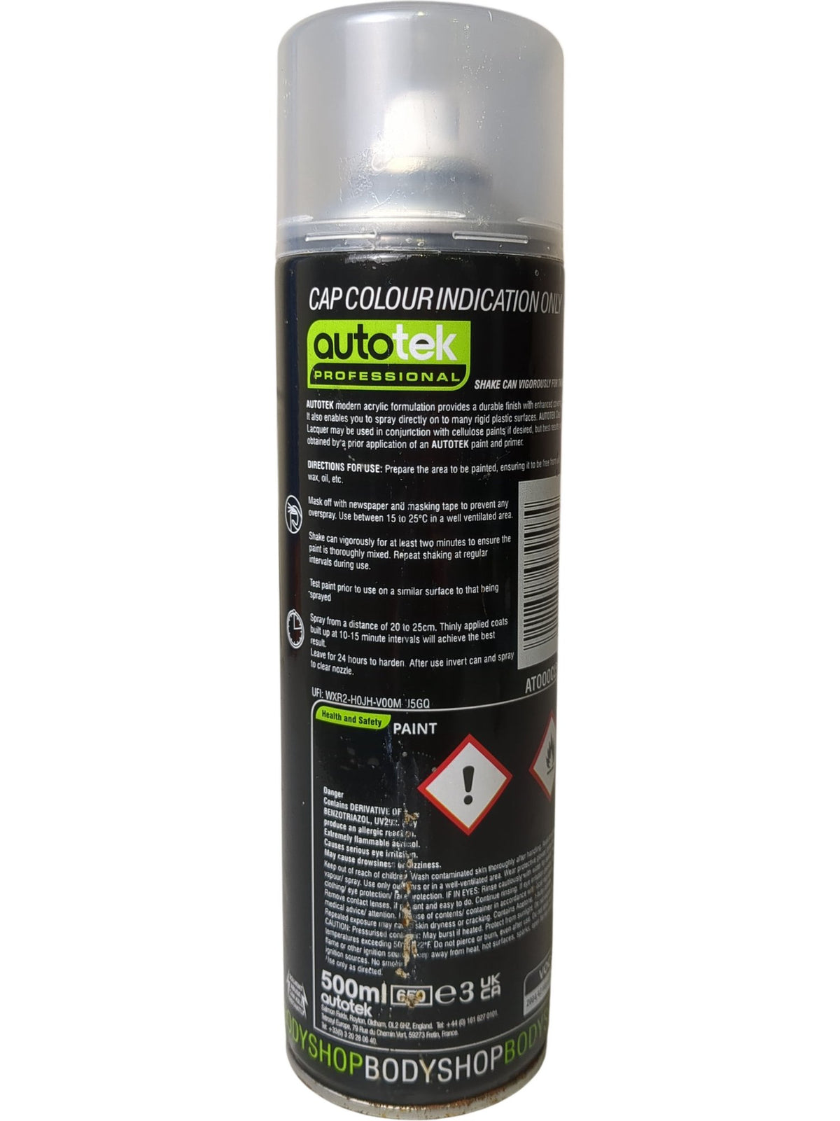 Autotek | Clear Lacquer Spray Paint | 500ml