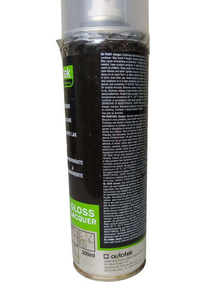 Autotek | Gloss Lacquer | Clear Lacquer | 300ml