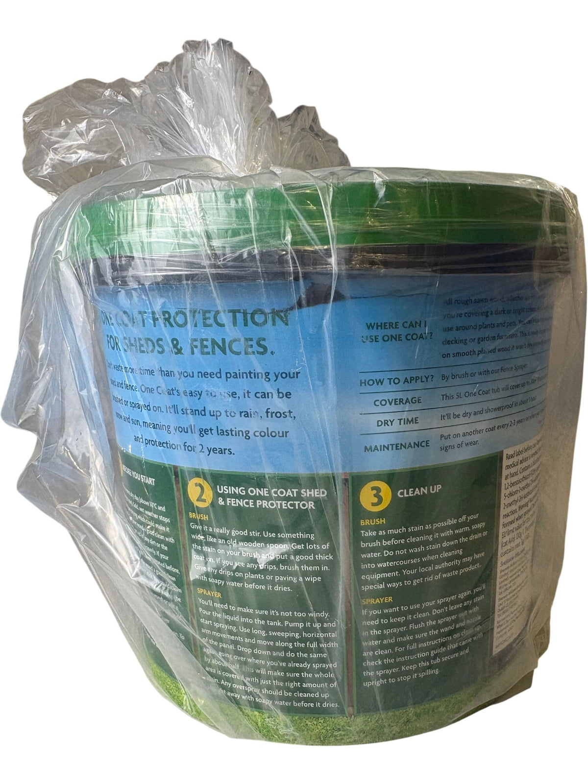 Ronseal One Coat Shed & Fence Protector Dark Oak 5L