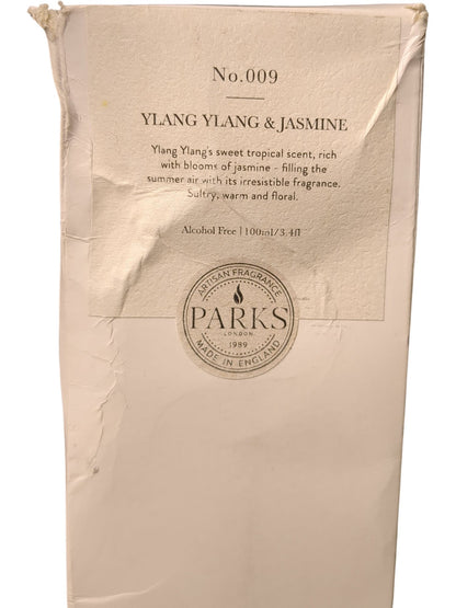 Parks London | Ylang Ylang & Jasmine Fragrance Oil | No.009 | 100ml