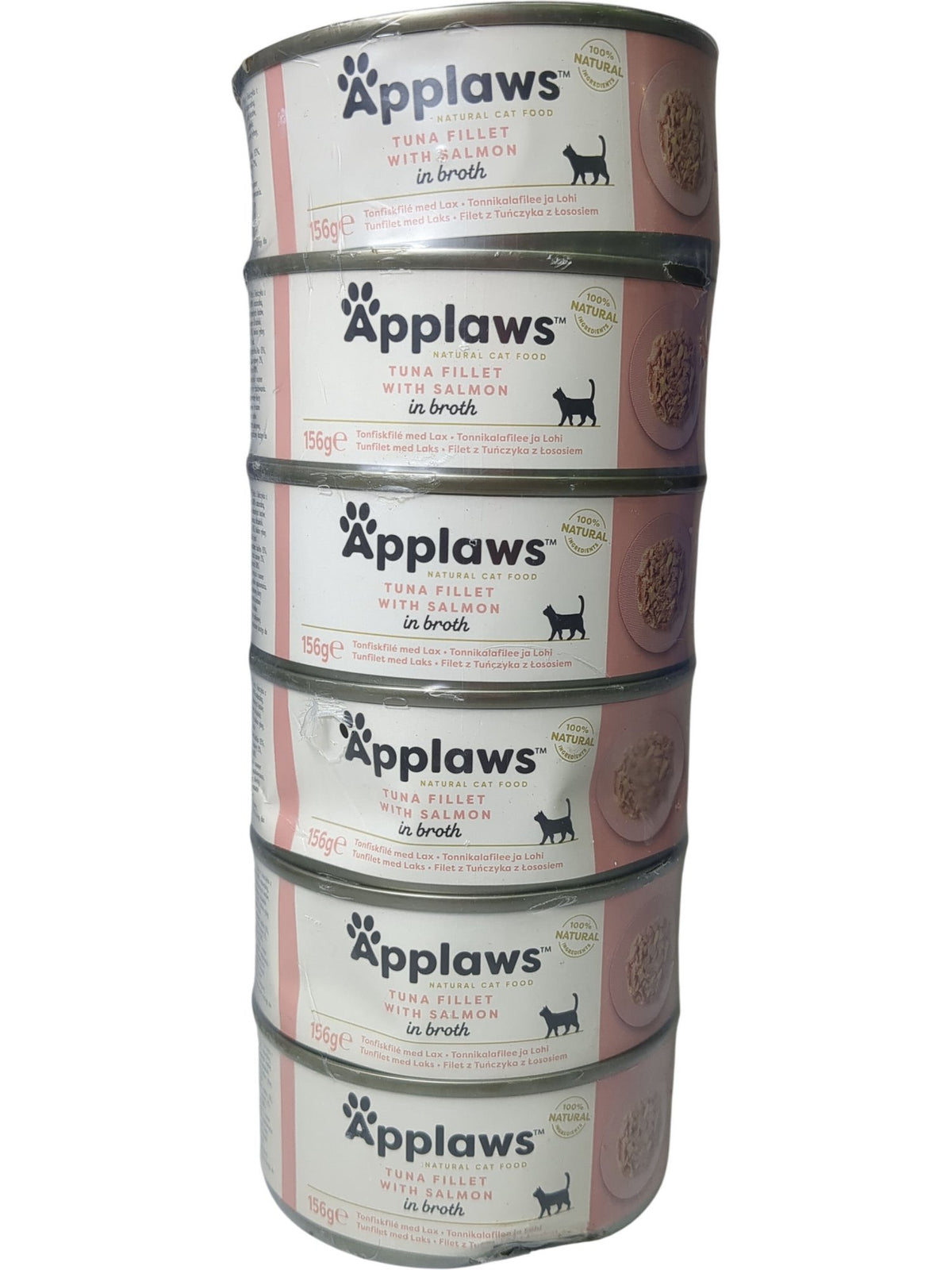 Applaws | Tuna Fillet with Salmon in Broth | 156g Cans