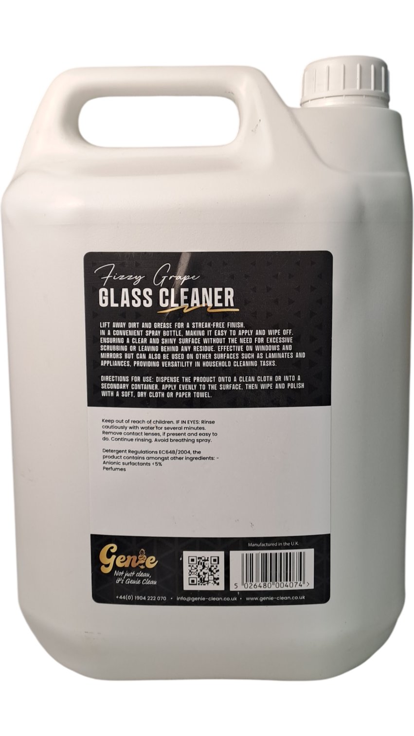 Genie | Glass Cleaner | Fizzy Grape | 5L