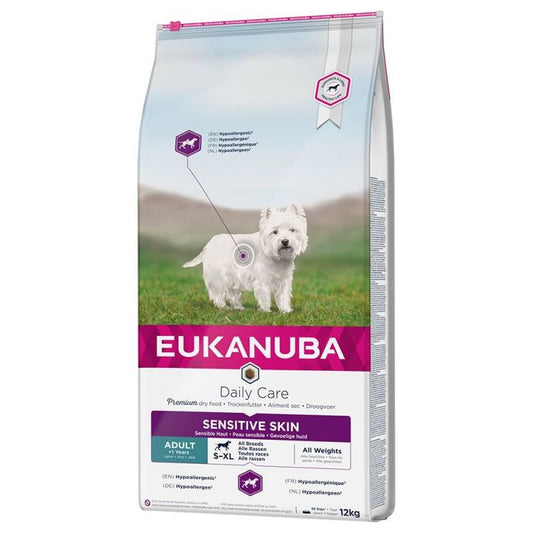 Eukanuba Sensitive Skin | Adult All Breeds | 12kg