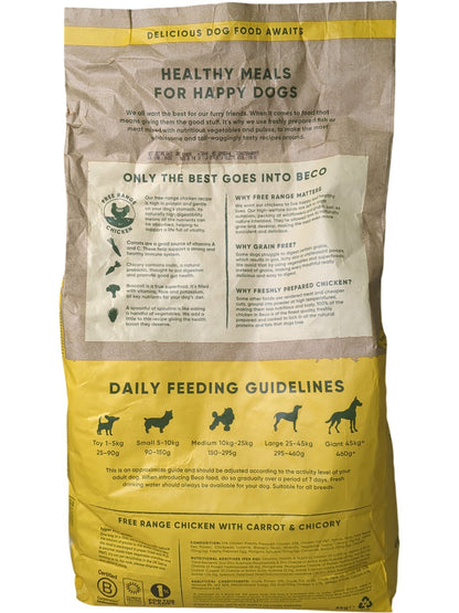 Beco | Free Range Chicken Dog Food | 6KG