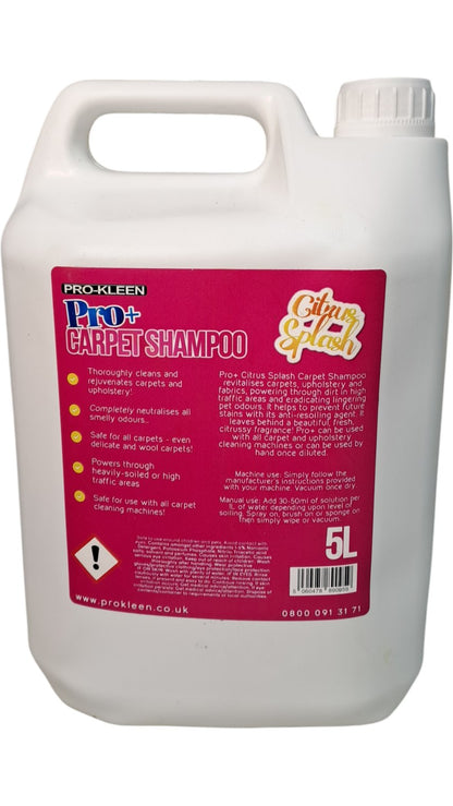Pro-Kleen | Pro+ Carpet Shampoo | Citrus Splash | 5L