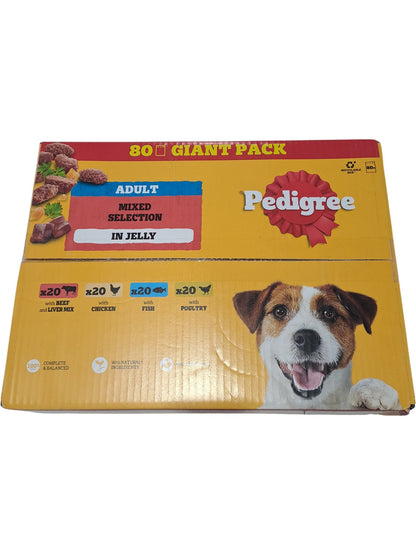 Pedigree | Mixed Selection in Jelly | 80 Pack | 8kg