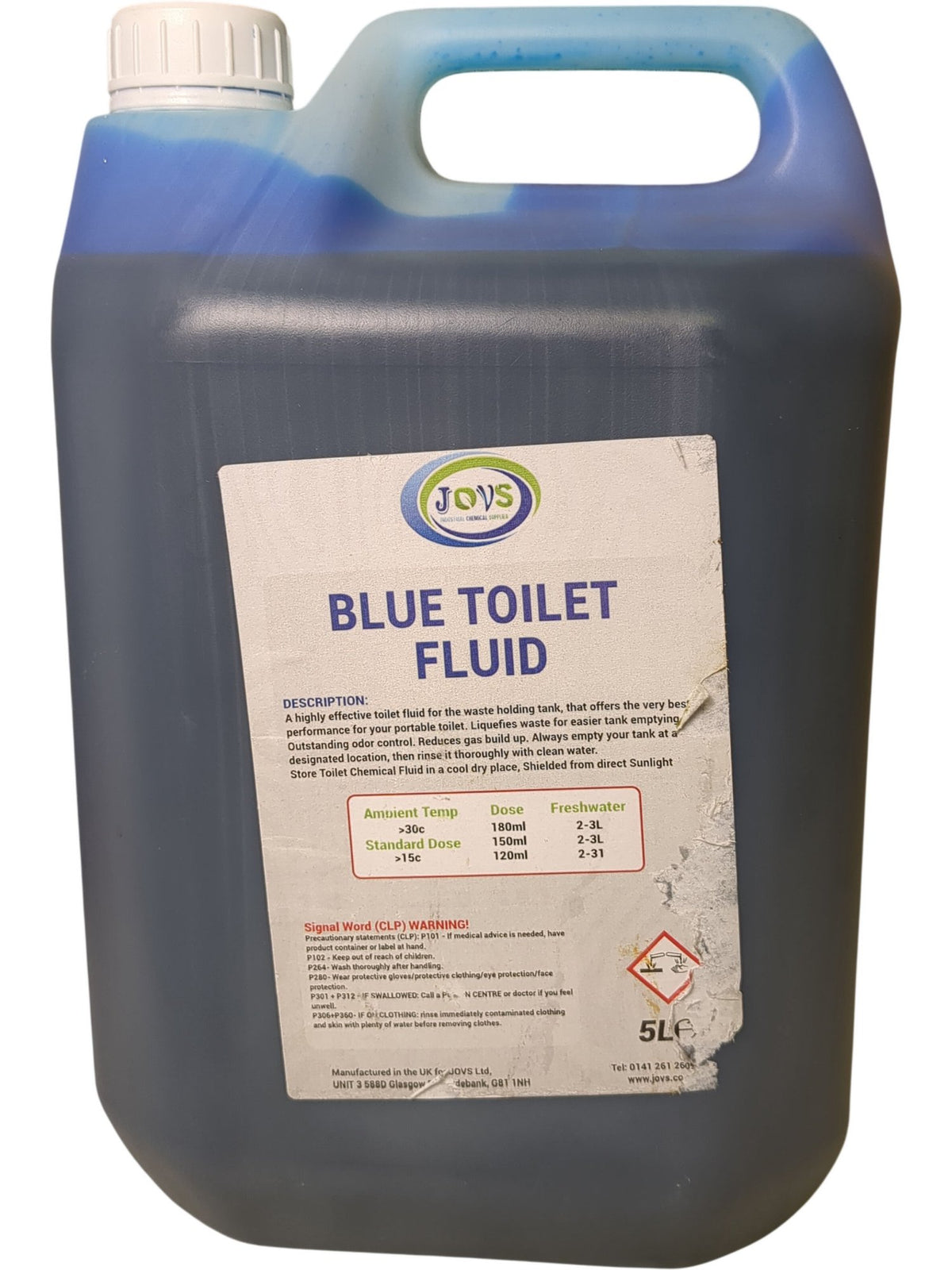 JOVS | Blue Toilet Fluid | 5L