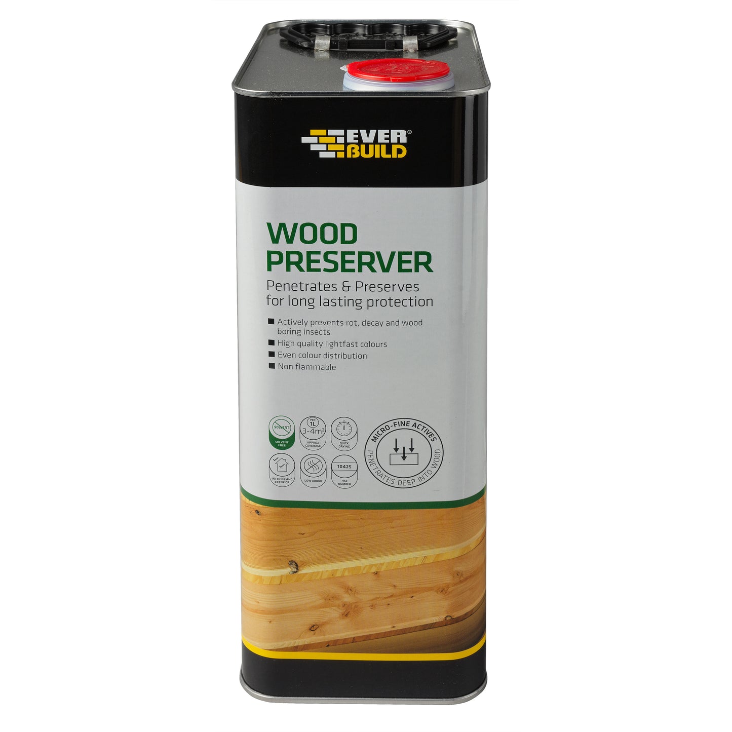 Everbuild| Wood Preserver | Dark Oak| 5L