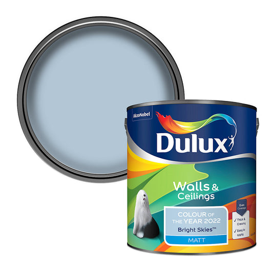 Dulux| Simply Refresh| 2022 Colour of The Year Bright Skies|Matt| 2.5L