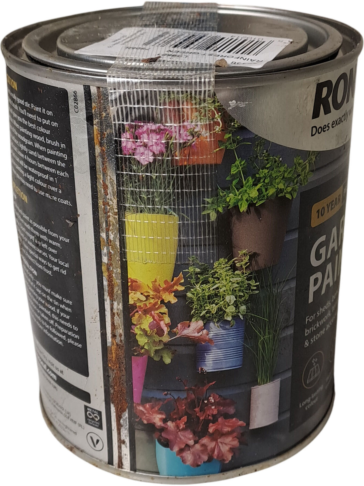 Ronseal | Garden Paint | Rainforest Green | 750ml