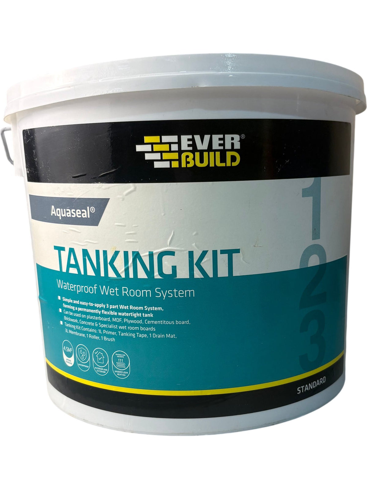 EverBuild Aquaseal Tanking Kit Waterproof Wet Room System 5kg