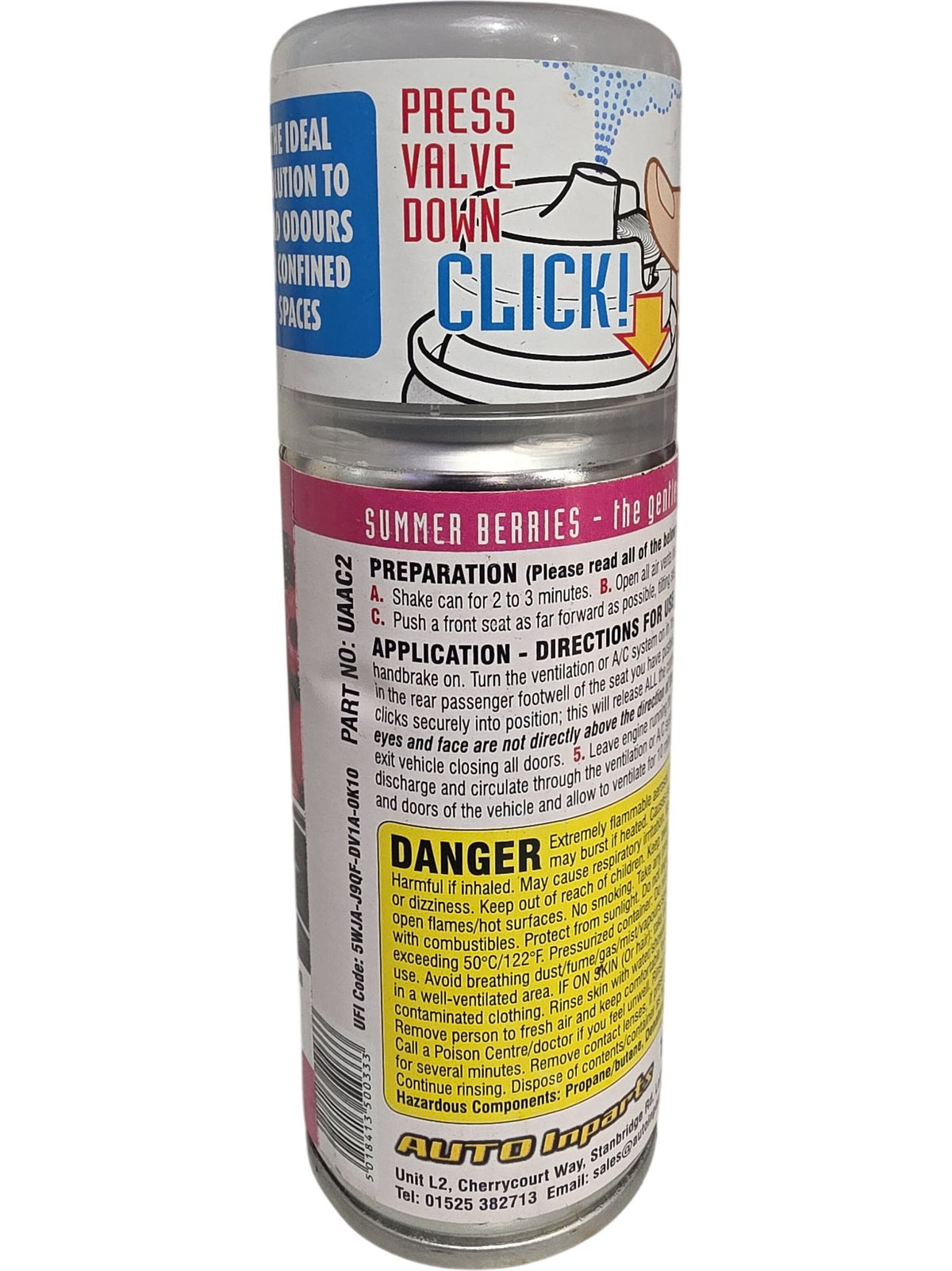 Uber Air | Air-Con Cleanser | Summer Berries | 100ml