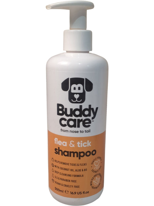 Buddy Care | Flea & Tick Shampoo | 500ml