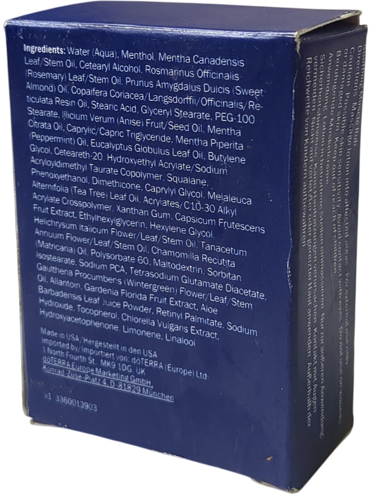 dōTERRA | Deep Blue Rub | 10 Packets | 2ml Each