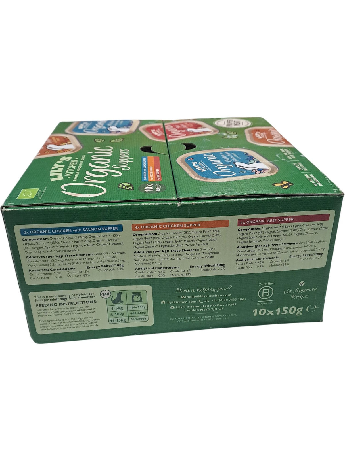 Lily's Kitchen | Organic Dog Food | 10x150g