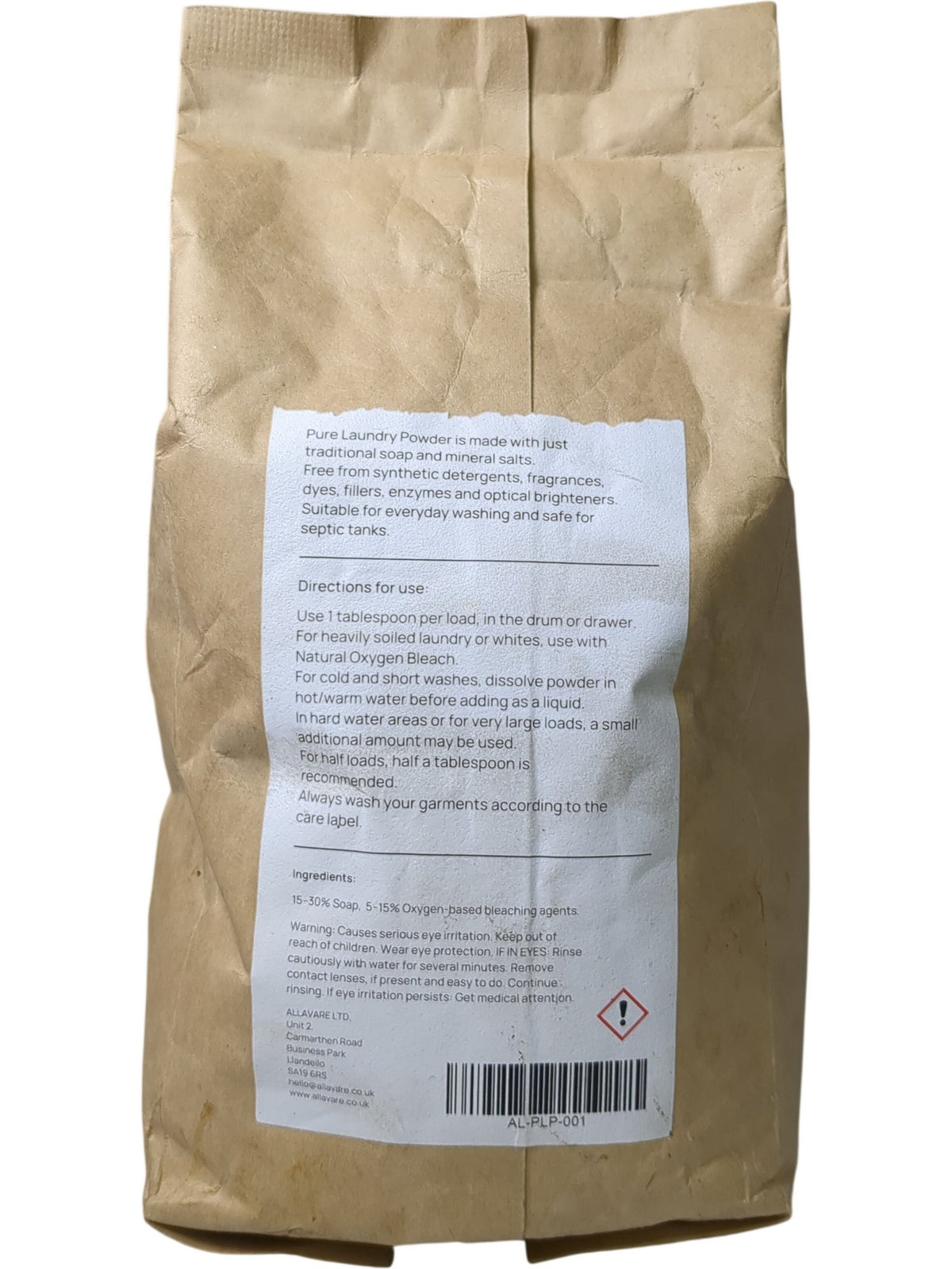 Allavare | Pure Laundry Powder | 1.8kg