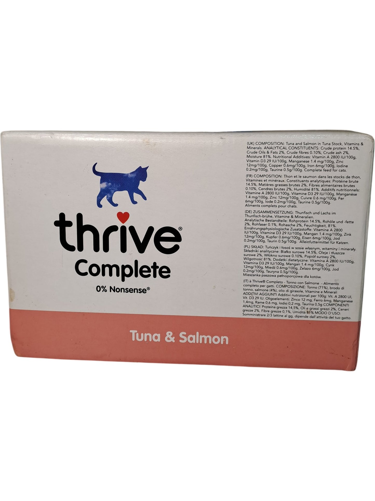 Thrive | Complete Cat Food | Tuna & Salmon | 12 x 75g